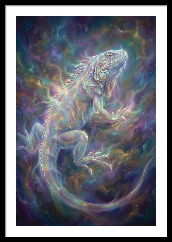 Iguana In Cosmic Space