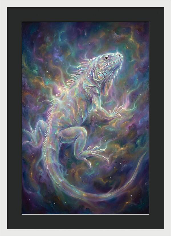 Iguana In Cosmic Space