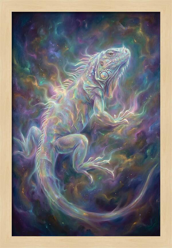 Iguana In Cosmic Space