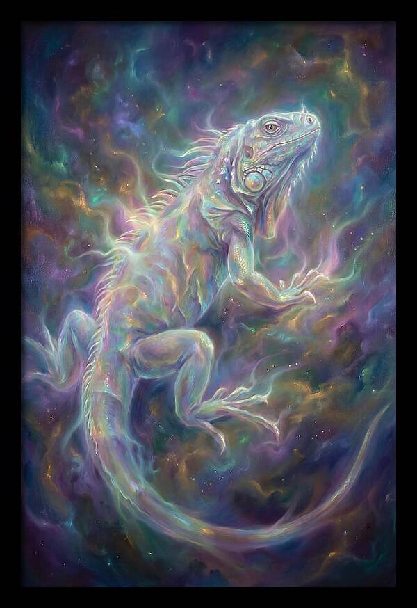 Iguana In Cosmic Space