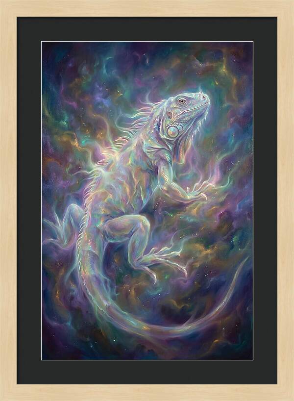 Iguana In Cosmic Space