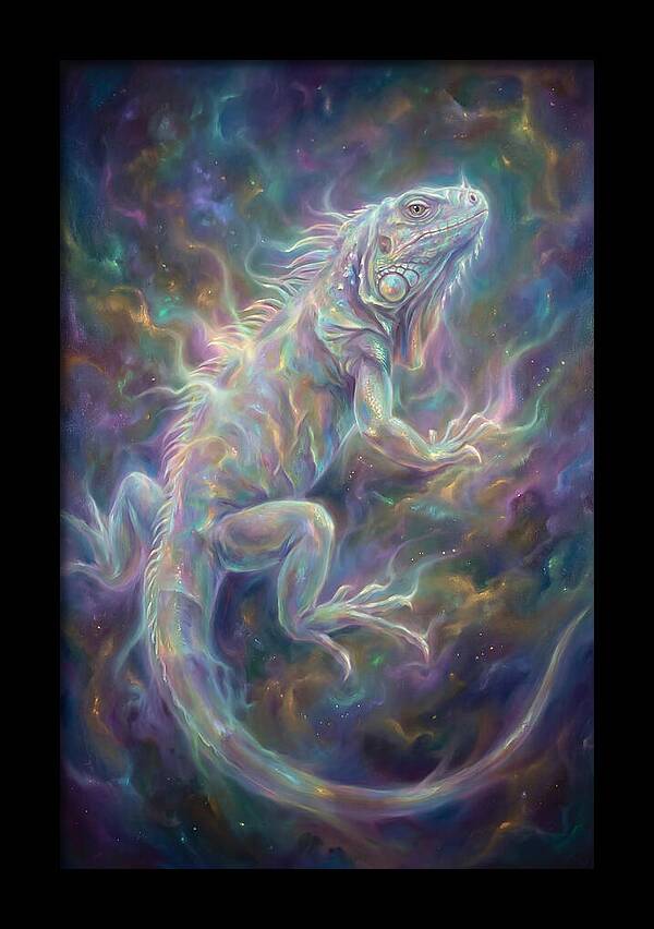 Iguana In Cosmic Space