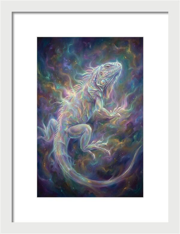 Iguana In Cosmic Space