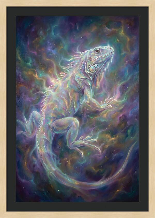 Iguana In Cosmic Space