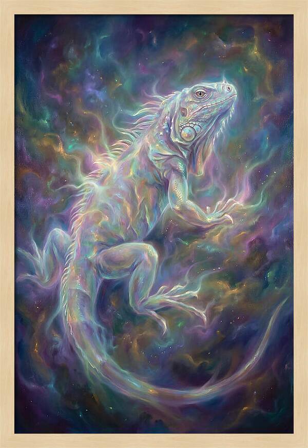 Iguana In Cosmic Space