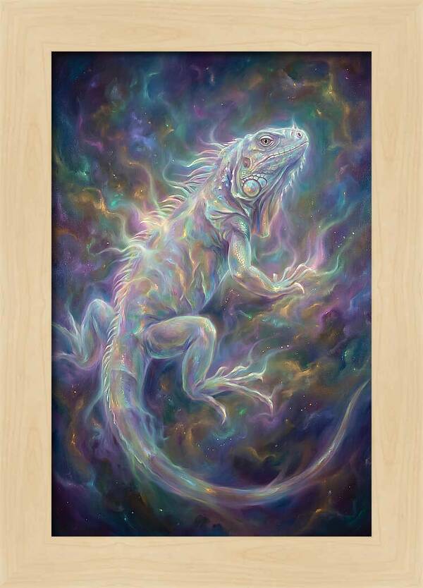 Iguana In Cosmic Space