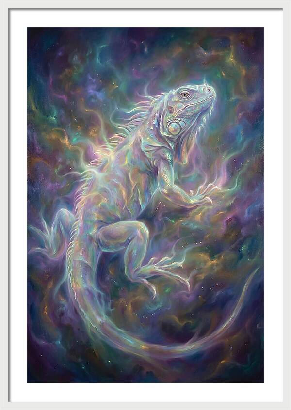 Iguana In Cosmic Space