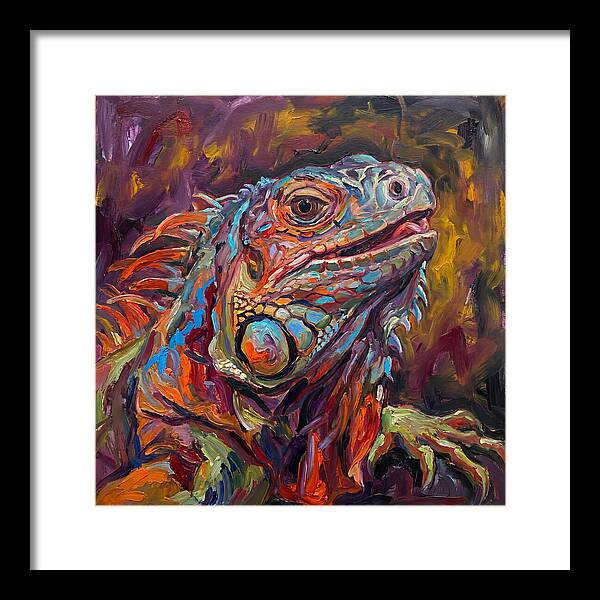 Iguana In Vibrant Colors