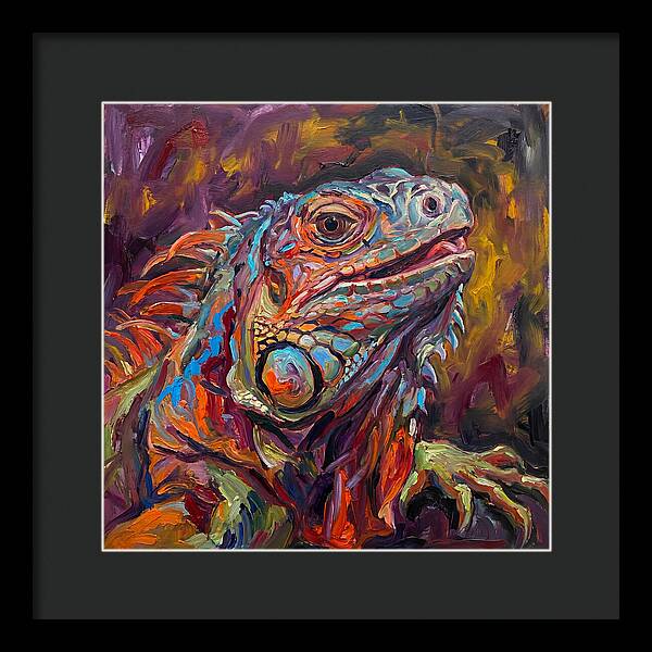 Iguana In Vibrant Colors