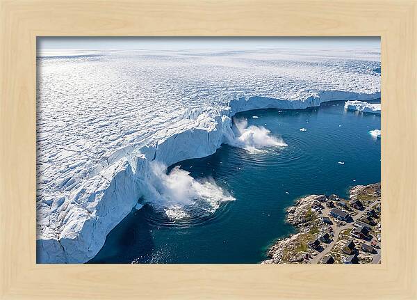 Ilulissat Icefjord From Above