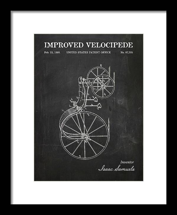 Improved Velocipede Chalkboard Patent Us87205a