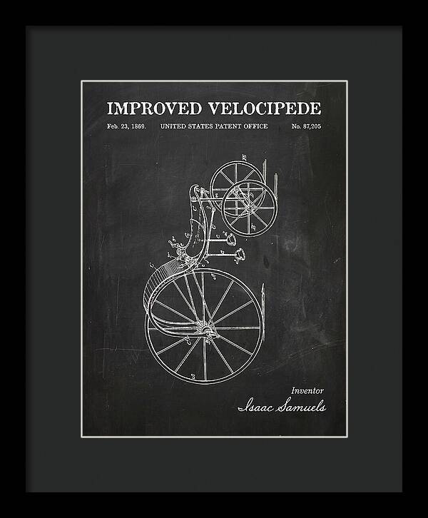 Improved Velocipede Chalkboard Patent Us87205a