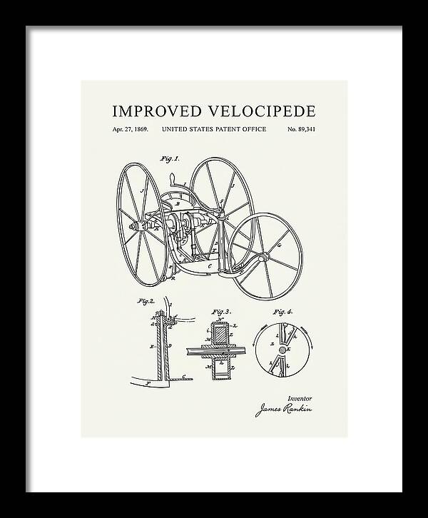 Improved Velocipede Minimalist Patent Us89341a