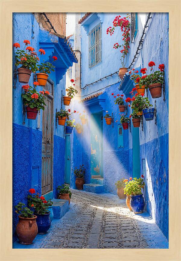 In The Blue Medina Of Chefchaouen