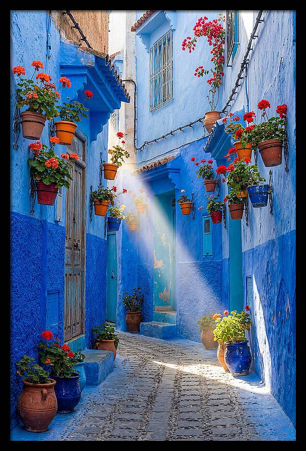 In The Blue Medina Of Chefchaouen