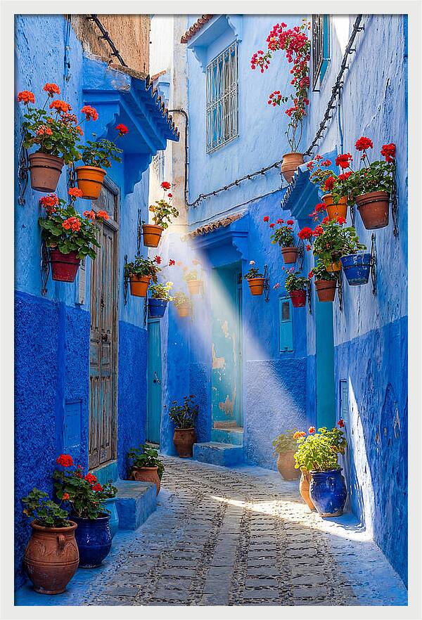 In The Blue Medina Of Chefchaouen