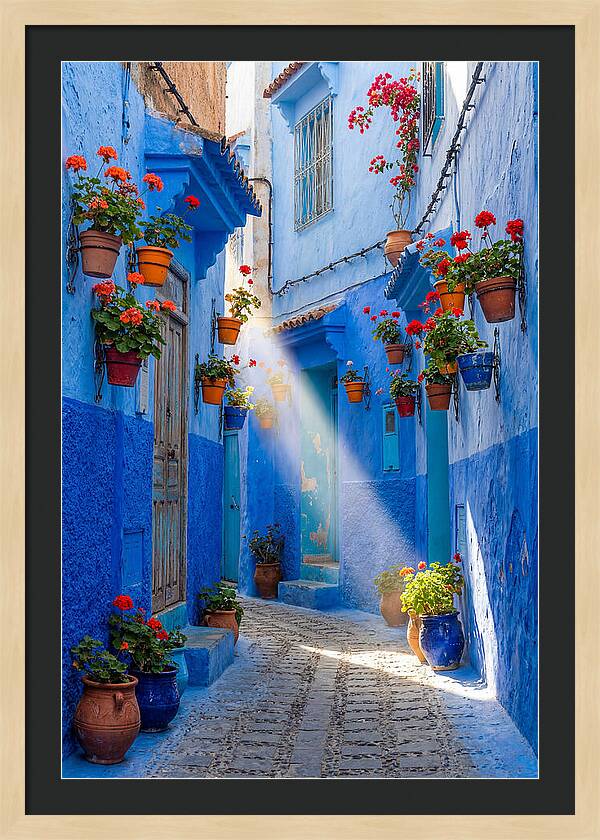 In The Blue Medina Of Chefchaouen