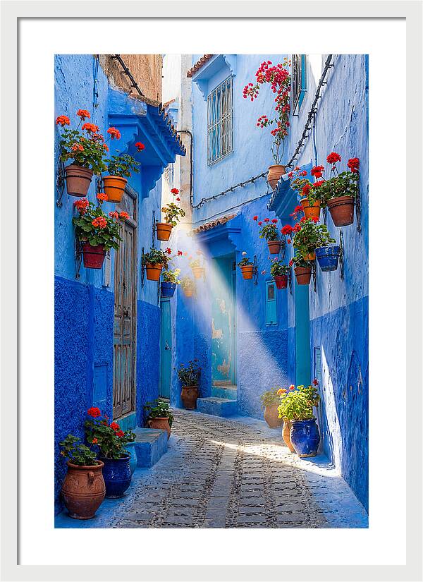 In The Blue Medina Of Chefchaouen