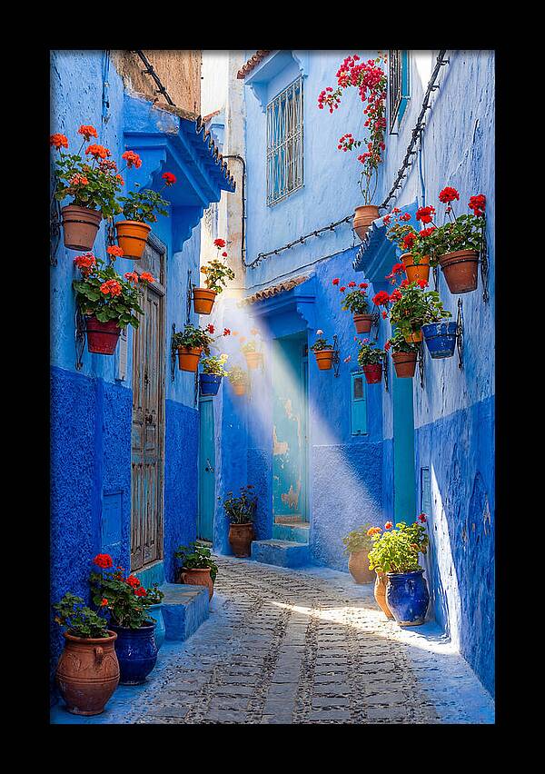 In The Blue Medina Of Chefchaouen