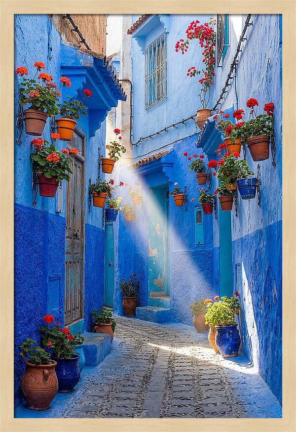 In The Blue Medina Of Chefchaouen