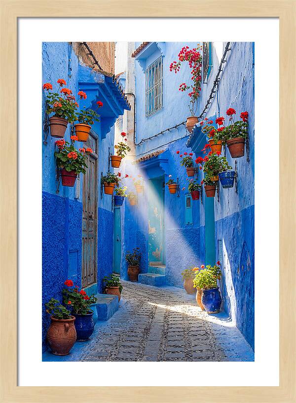 In The Blue Medina Of Chefchaouen