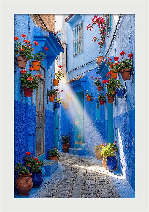 In The Blue Medina Of Chefchaouen
