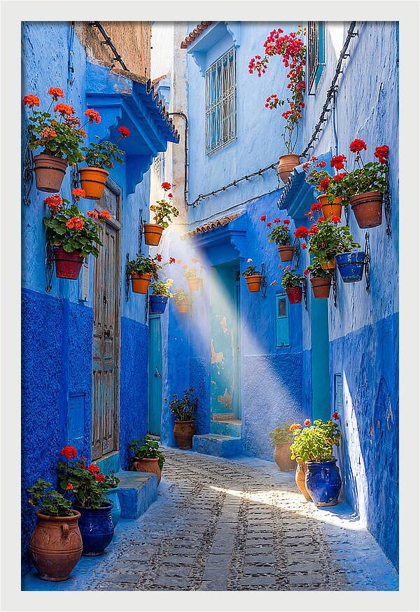 In The Blue Medina Of Chefchaouen