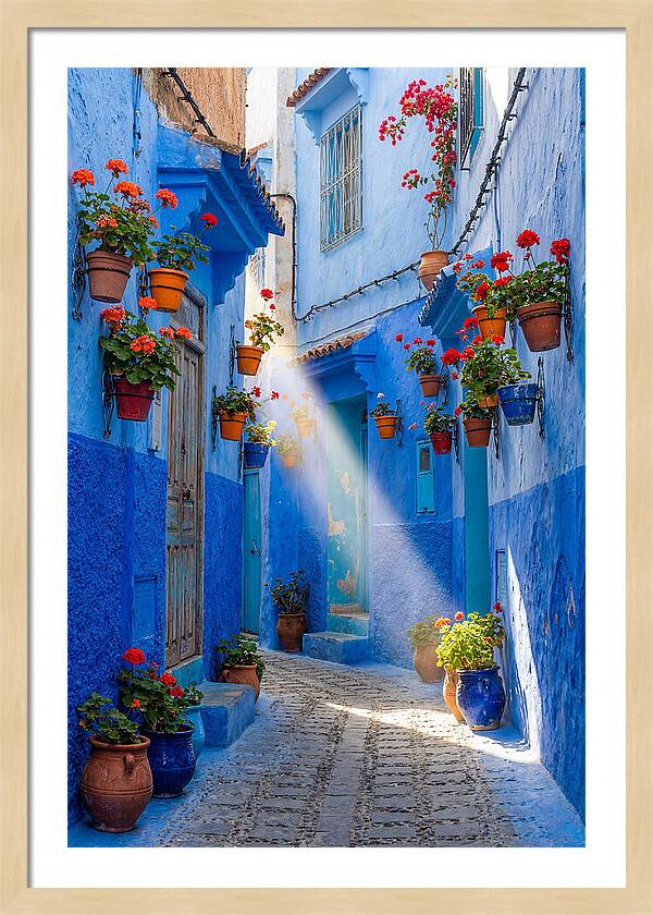 In The Blue Medina Of Chefchaouen