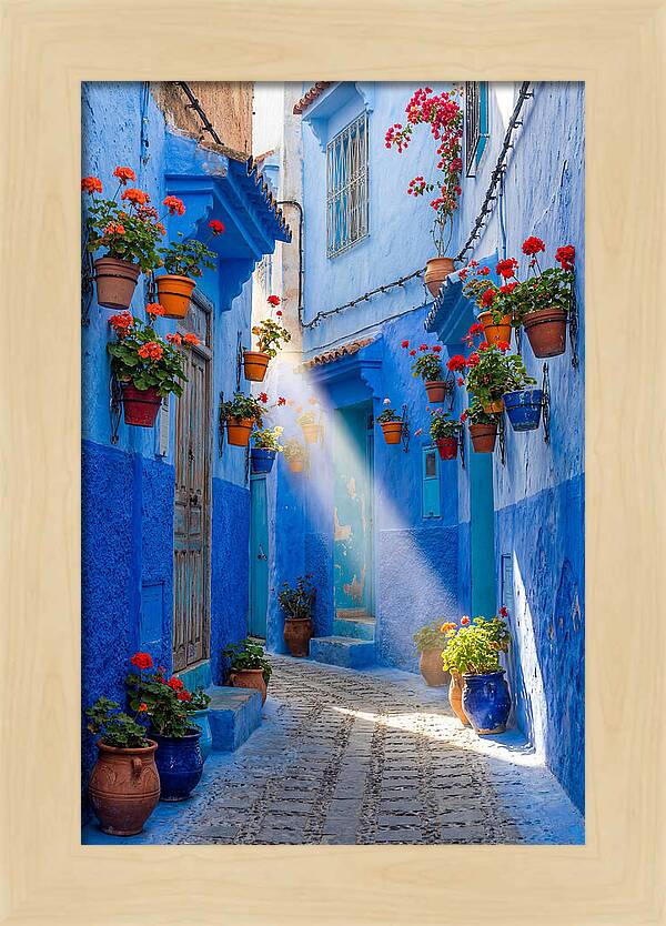 In The Blue Medina Of Chefchaouen