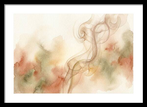 Incense Smoke Rising Elegantly