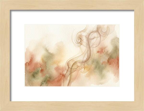 Incense Smoke Rising Elegantly