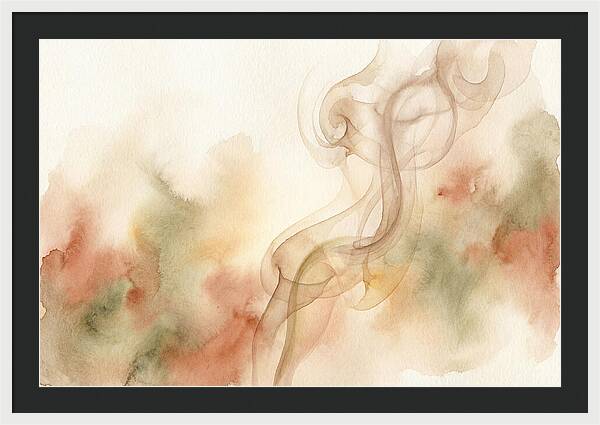 Incense Smoke Rising Elegantly