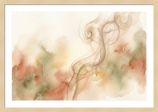 Incense Smoke Rising Elegantly