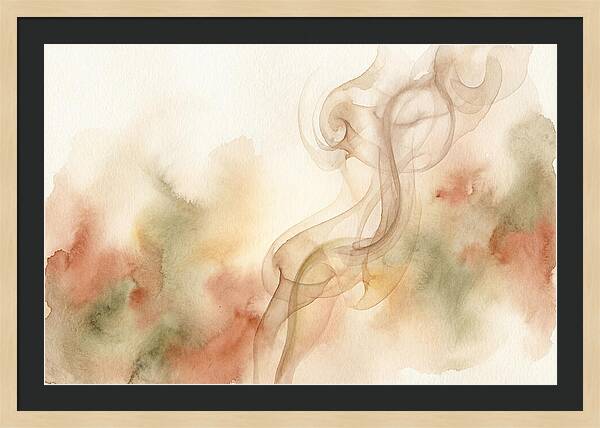 Incense Smoke Rising Elegantly