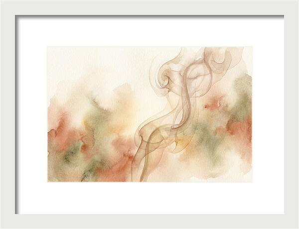 Incense Smoke Rising Elegantly
