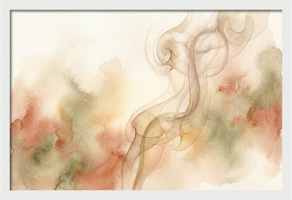 Incense Smoke Rising Elegantly