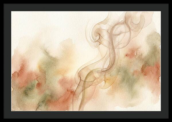 Incense Smoke Rising Elegantly