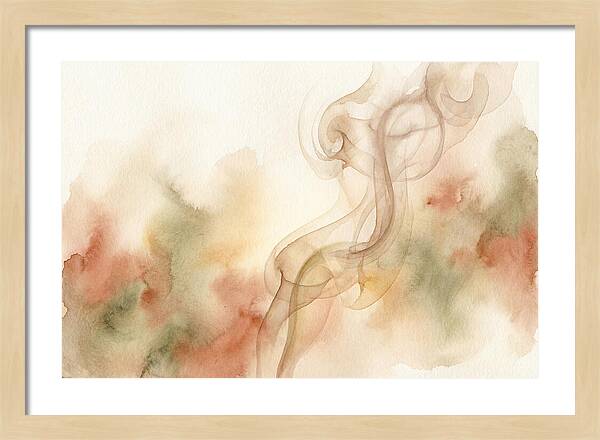 Incense Smoke Rising Elegantly
