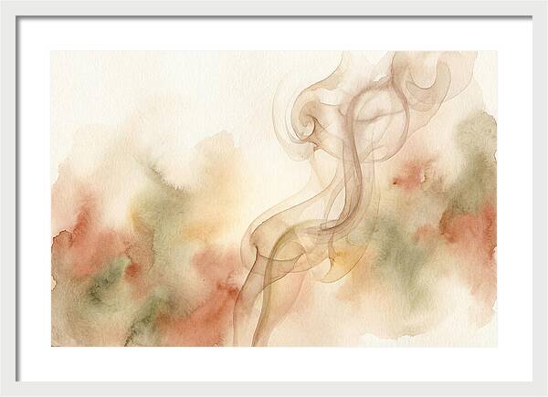 Incense Smoke Rising Elegantly