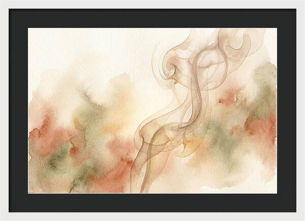 Incense Smoke Rising Elegantly