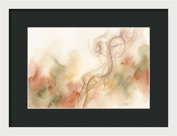 Incense Smoke Rising Elegantly