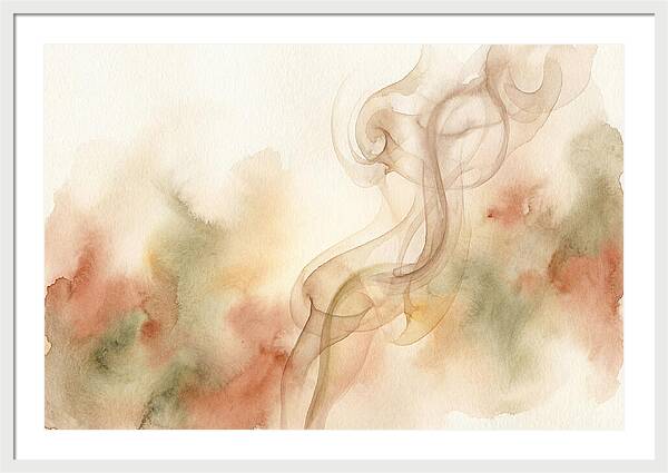 Incense Smoke Rising Elegantly