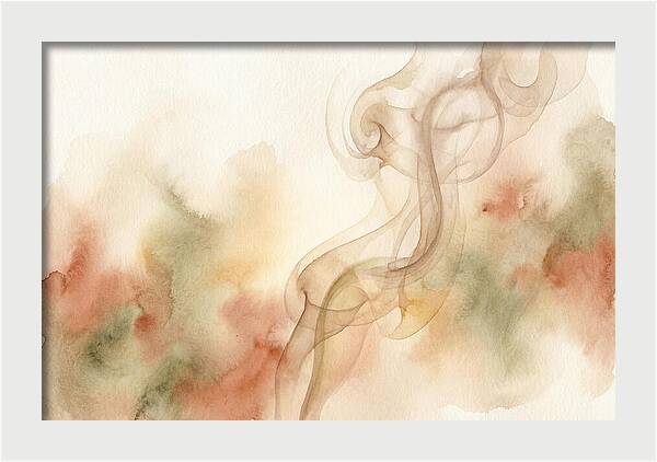 Incense Smoke Rising Elegantly