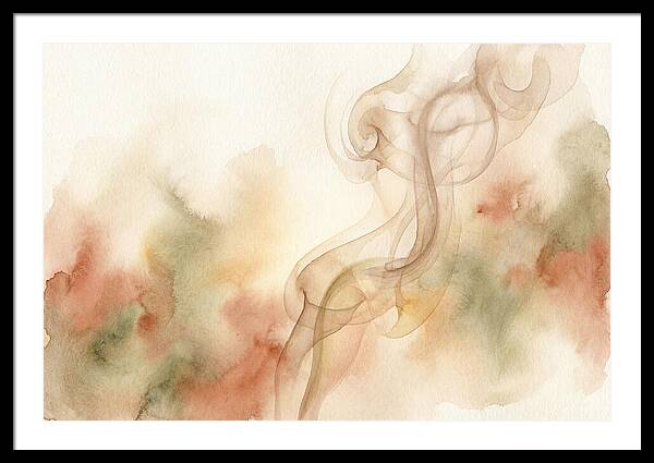 Incense Smoke Rising Elegantly