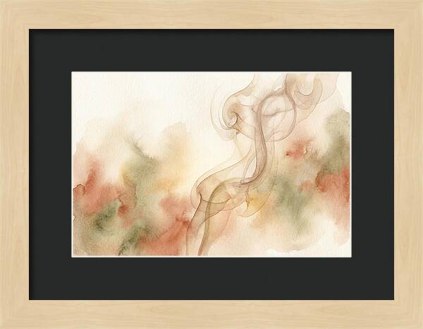 Incense Smoke Rising Elegantly