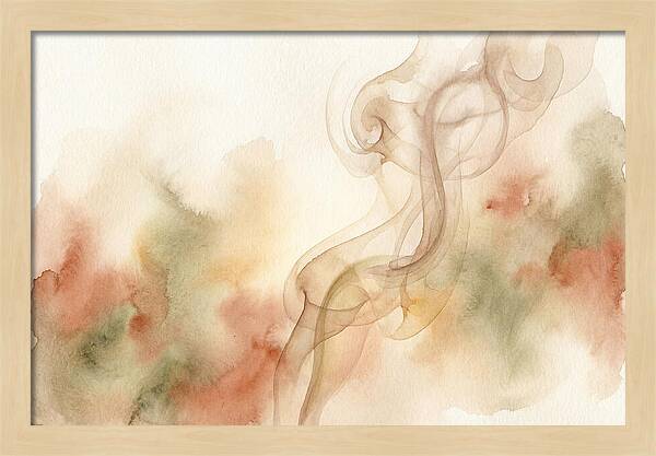 Incense Smoke Rising Elegantly