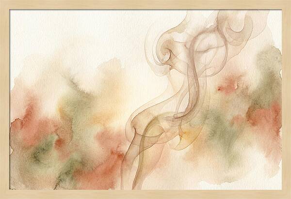 Incense Smoke Rising Elegantly
