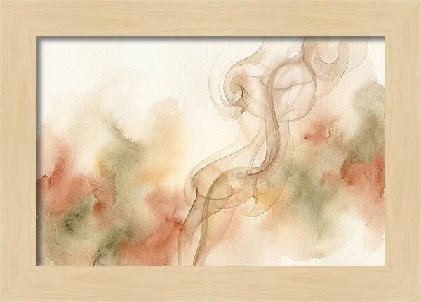 Incense Smoke Rising Elegantly