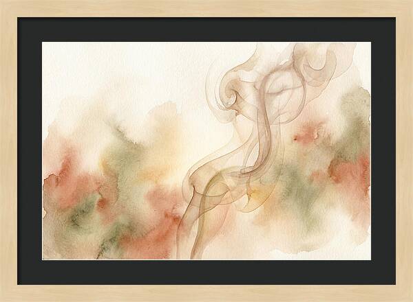 Incense Smoke Rising Elegantly