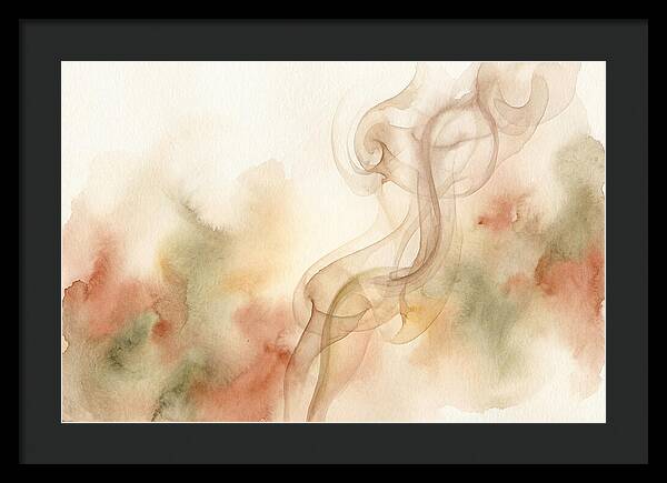 Incense Smoke Rising Elegantly